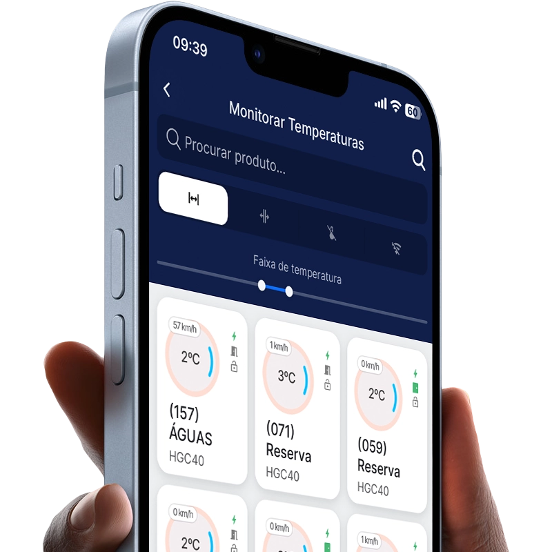 Tempo Real do aplicativo